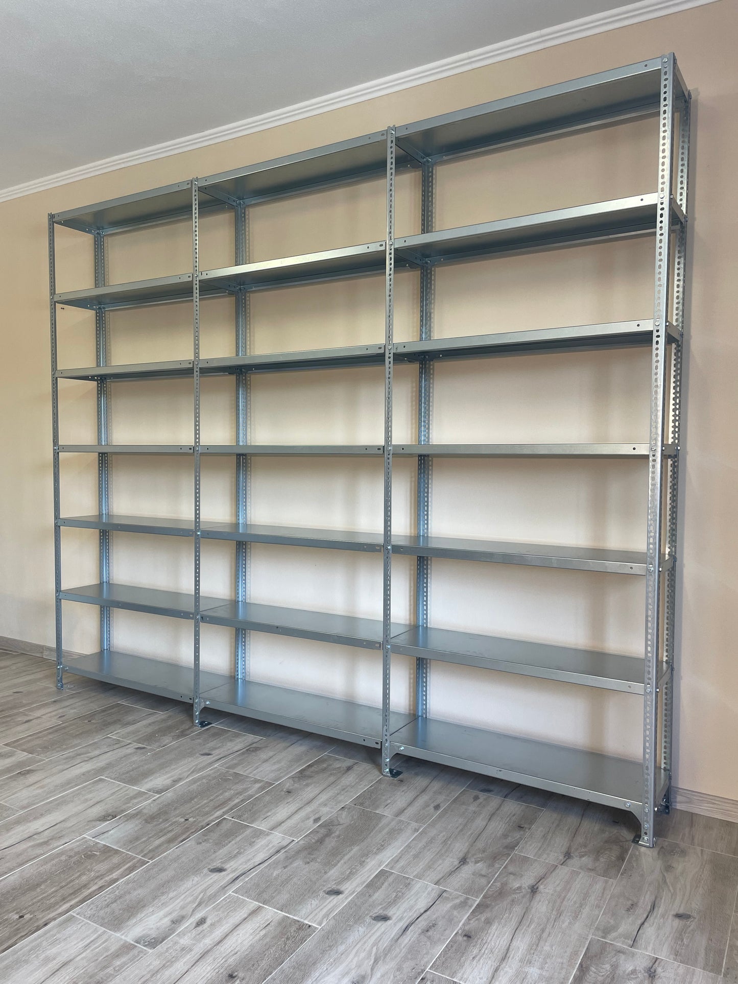 Dexion® polcrendszer 2440x305x3000mm, 7 polcos, extra teherbírás