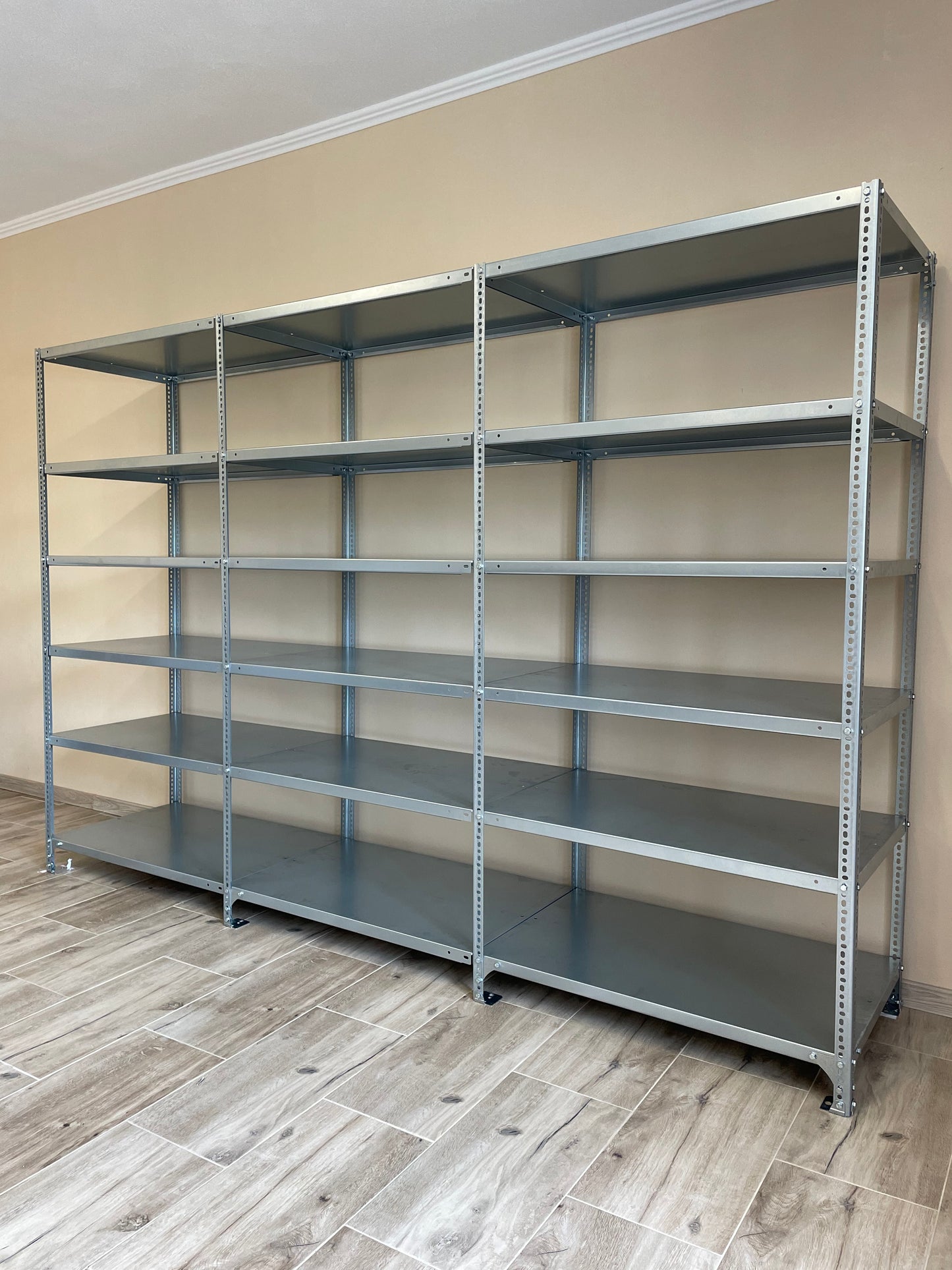 Dexion® polcrendszer 1980x610x3000mm, 6 polcos, normál teherbírás