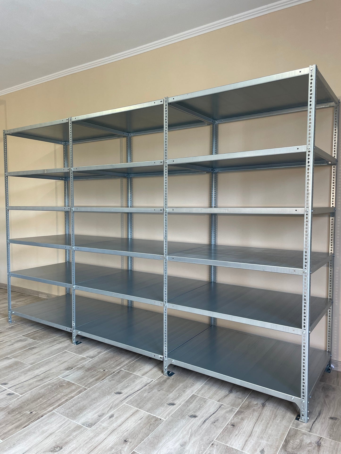 Dexion® polcrendszer 1980x762x3000mm, 6 polcos, extra teherbírás