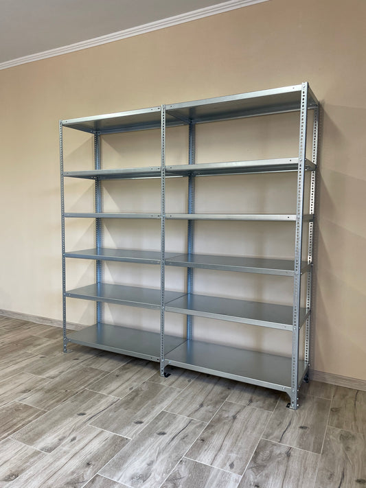Dexion® polcrendszer 1980x457x2000mm, 6 polcos, extra teherbírás