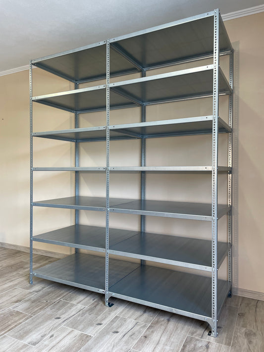 Dexion® polcrendszer 2440x762x2000mm, 7 polcos, extra teherbírás