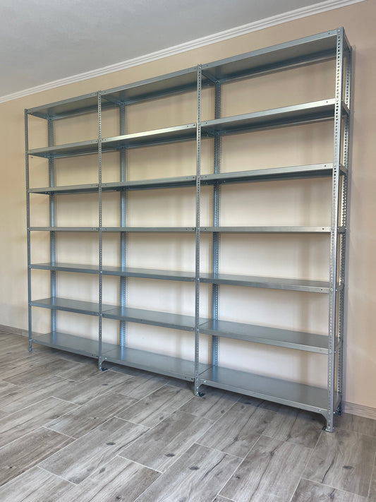 Dexion® polcrendszer 2440x305x3000mm, 7 polcos, extra teherbírás