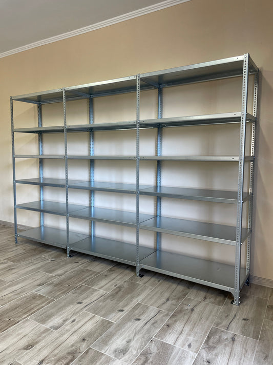 Dexion® polcrendszer 1980x457x3000mm, 6 polcos, normál teherbírás
