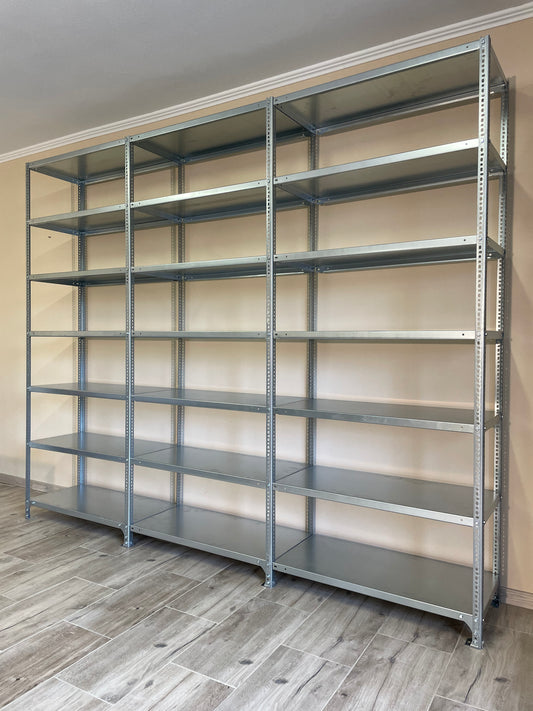 Dexion® polcrendszer 2440x457x3000mm, 7 polcos, normál teherbírás