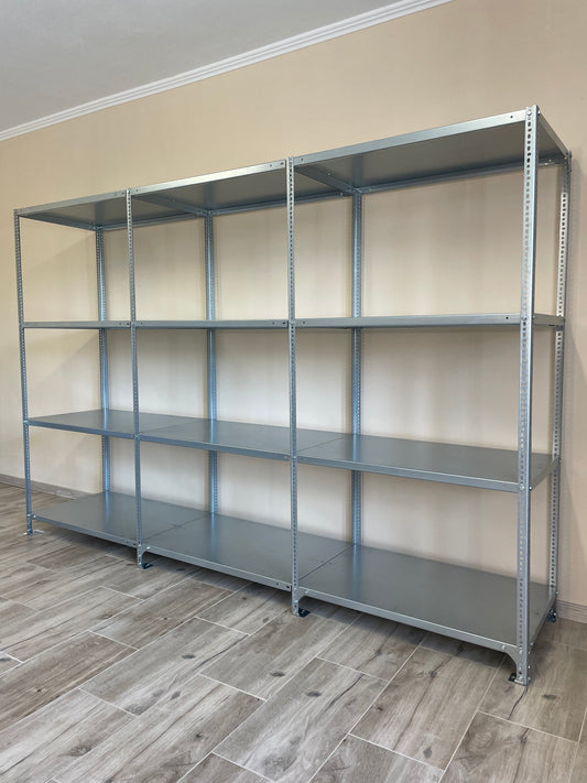 Dexion® polcrendszer 1980x610x3000mm, 4 polcos, extra teherbírás