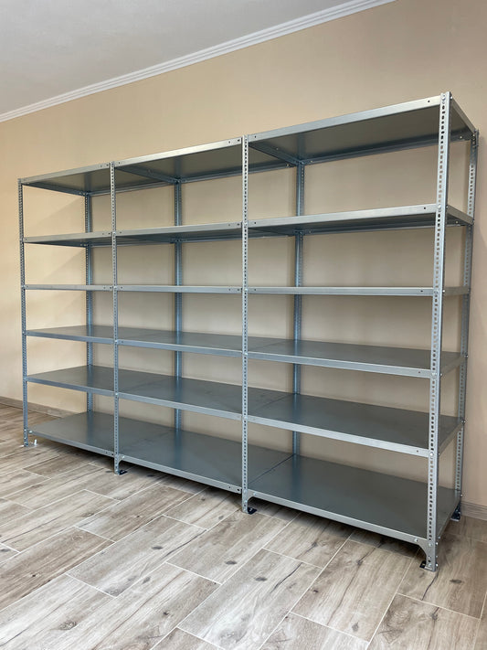 Dexion® polcrendszer 1980x610x3000mm, 6 polcos, extra teherbírás