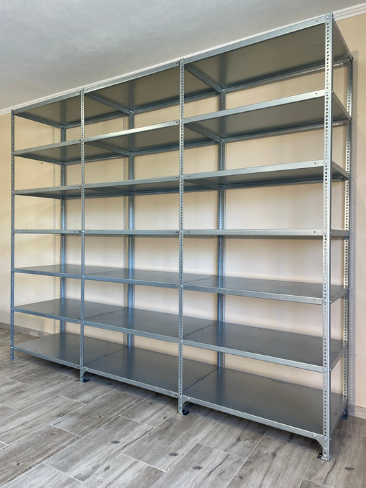 Dexion® polcrendszer 2440x610x3000mm, 7 polcos, extra teherbírás