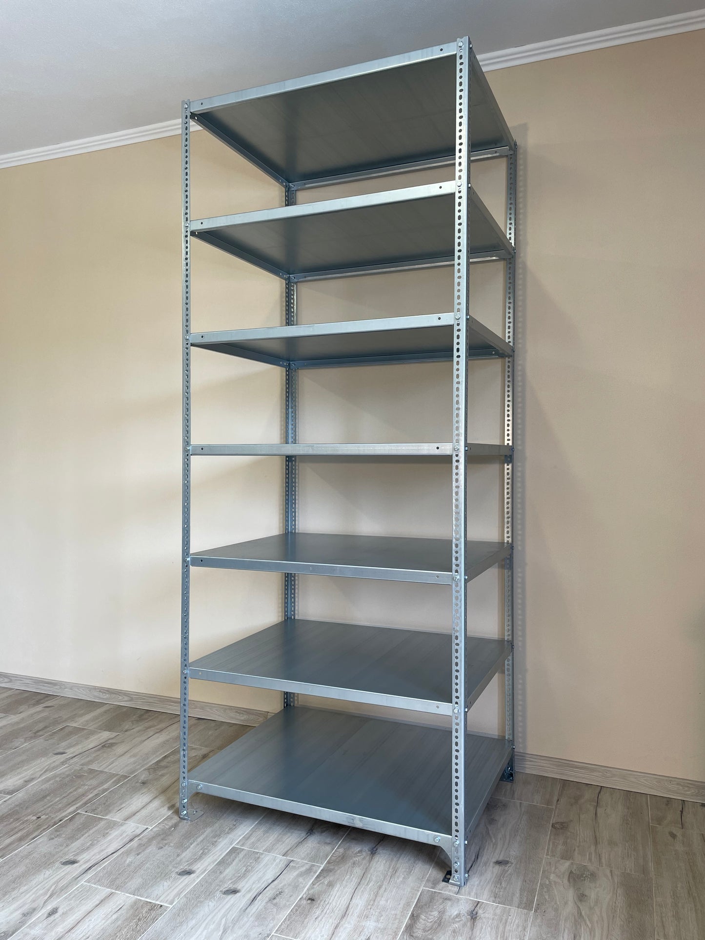 Dexion® polcrendszer 2440x762x1000mm, 7 polcos, extra teherbírás