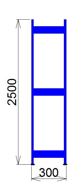 Állványkeret 2500x300
